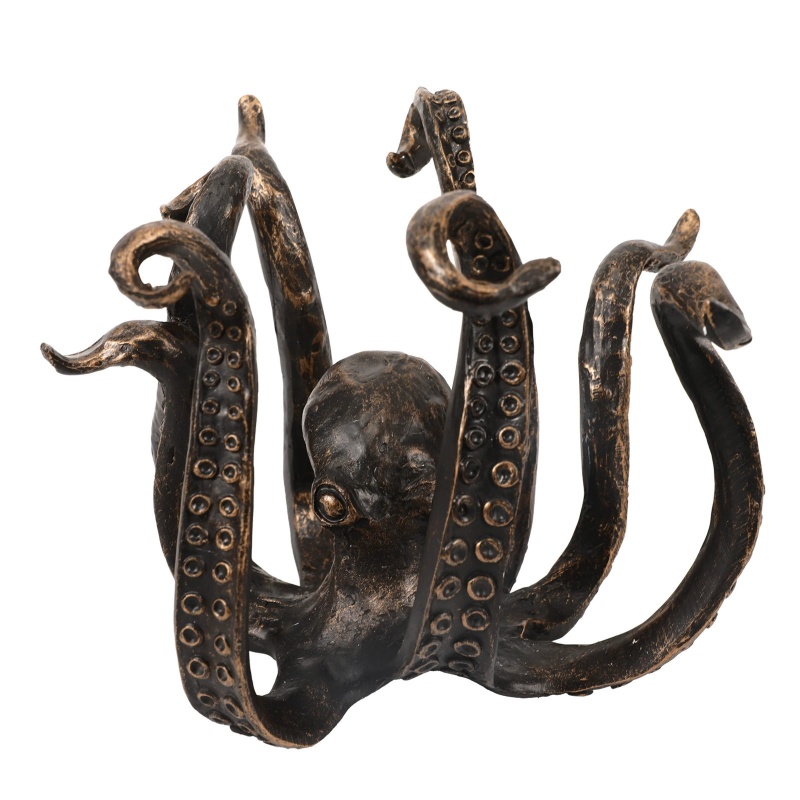 1pc Octopus Sculpture Cup Hold - Aquarium Decor ulasan dan harga