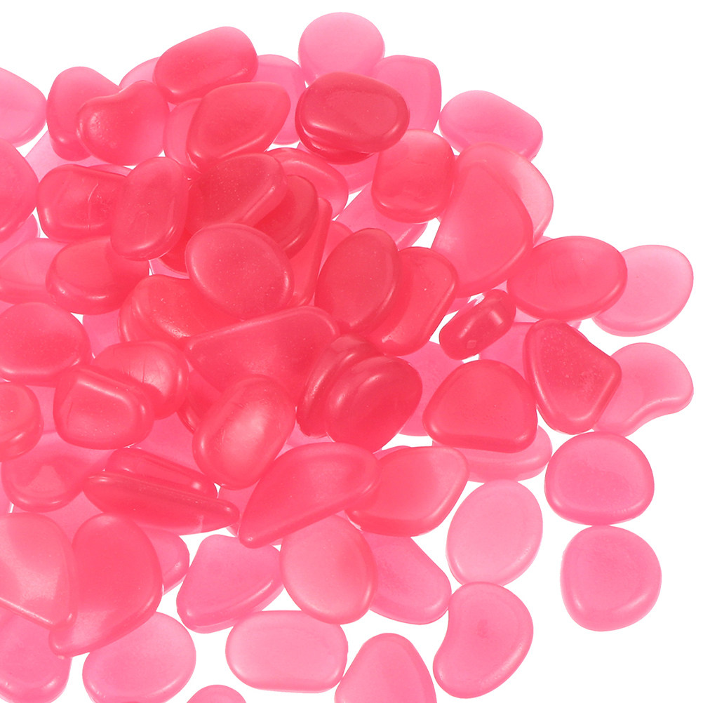 200Pcs Resin Glow in Dark Pebb - Fish Tank Gravel ulasan dan harga