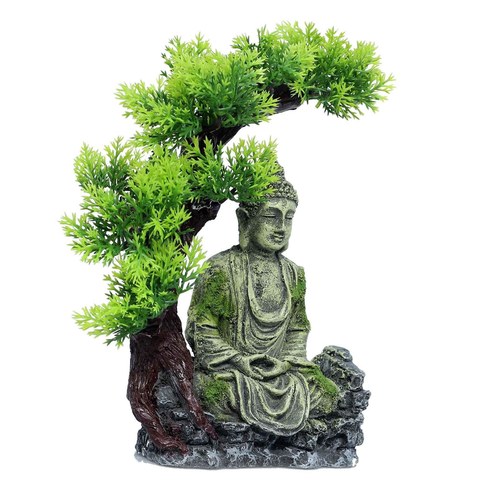 Buddha Statue Aquarium Decorat - Betta Fish Tank ulasan dan harga